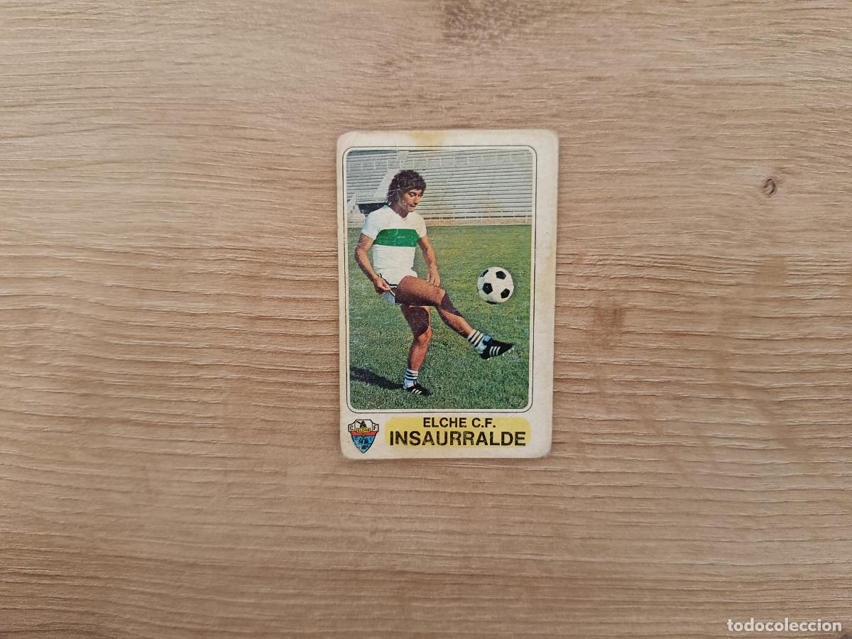 Football Stickers: CROMO PACOSA FUTBOL EN ACCION INSAURRALDE ELCHE SIN PEGAR NUNCA PEGADO 1978 1979 78 79 D526