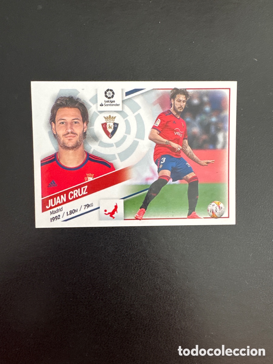 Cromos de f&uacute;tbol: JUAN CRUZ OSASUNA N&Uacute;MERO 8 LIGA ESTE 2022 2023