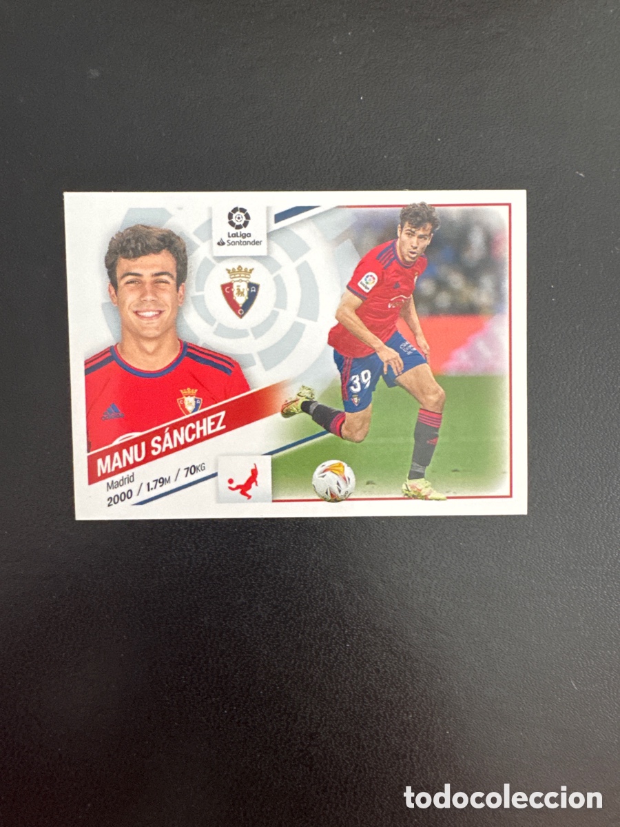 Figurine di Calcio: MANU SANCHEZ OSASUNA N&Uacute;MERO 10 LIGA ESTE 2022 2023