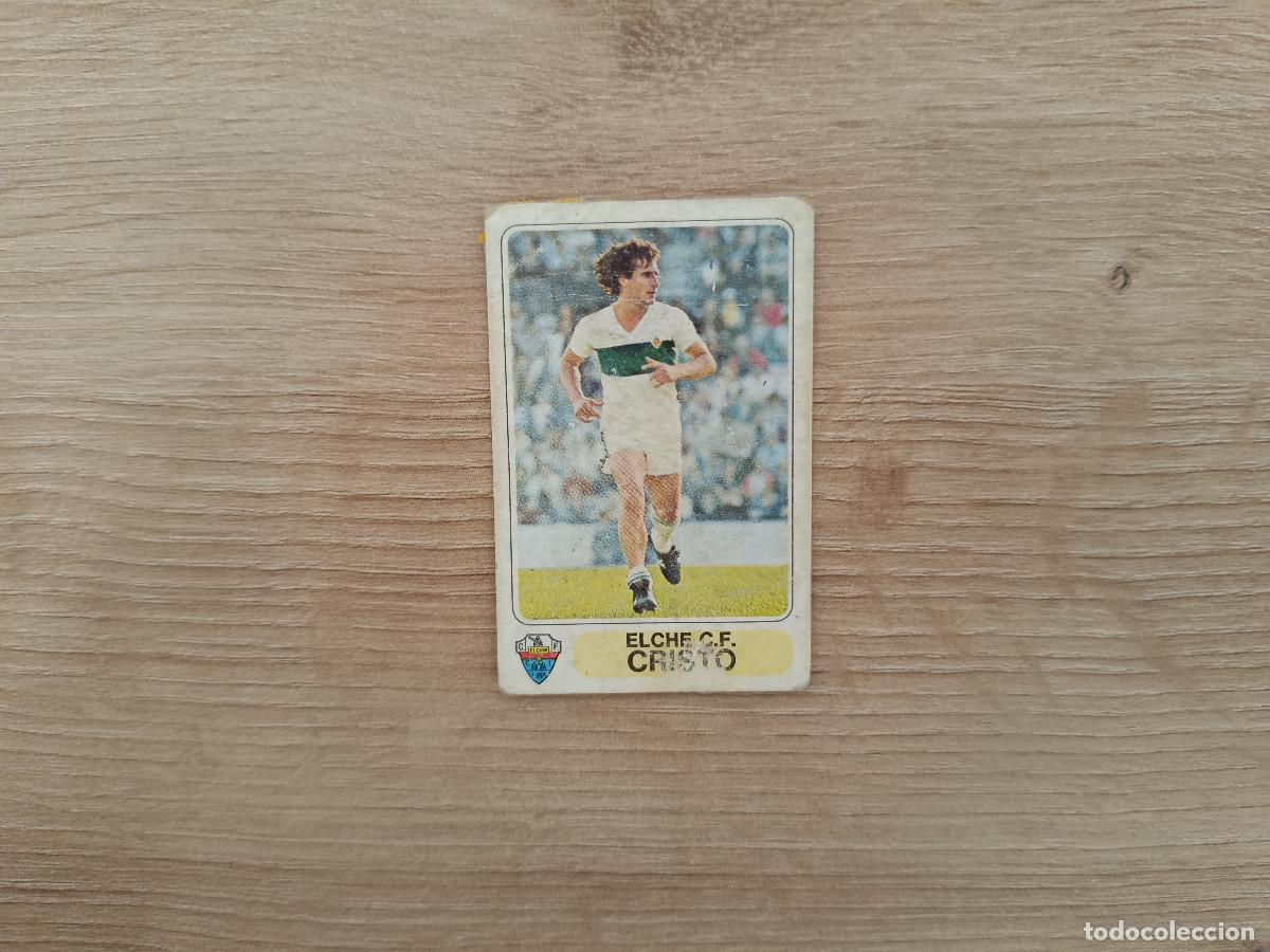 Fu&szlig;ball-Sticker: CROMO PACOSA FUTBOL EN ACCION CRISTO ELCHE DESPEGADO 1978 1979 78 79 D526