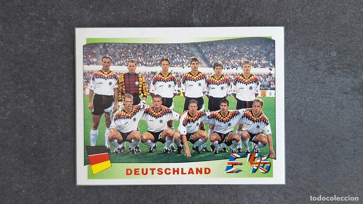 Fu&szlig;ball-Sticker: L2 EQUIPO SELECCION ALEMANIA 196 EUROCOPA 1996 EURO 96 PANINI NUNCA PEGADO SIN PEGAR
