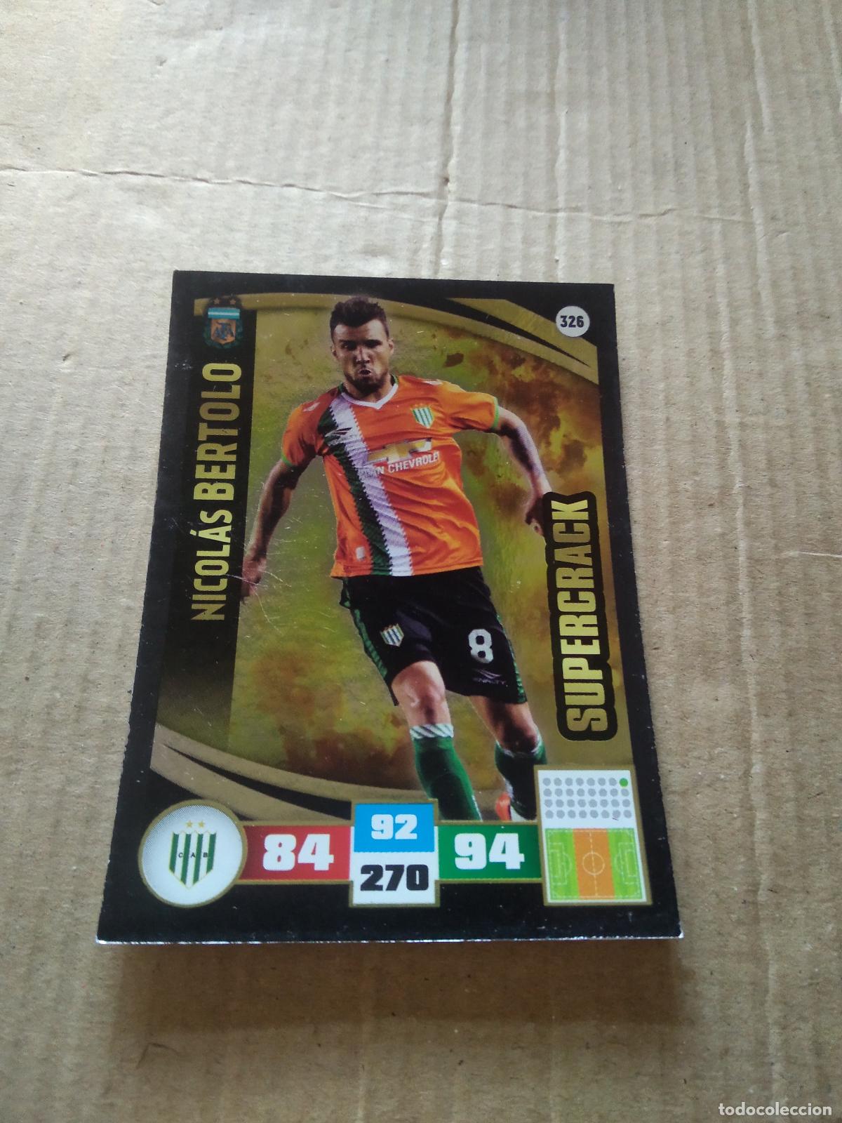 Fu&szlig;ball-Sticker: 326 NICOLAS BERTOLO BANFIELD CROMO FUTBOL ARGENTINO PANINI LIGA ARGENTINA 2017 ADRENALYN