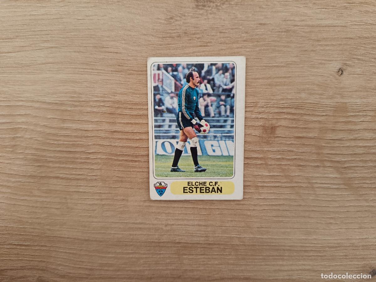 Fu&szlig;ball-Sticker: CROMO PACOSA FUTBOL EN ACCION ESTEBAN ELCHE SIN PEGAR NUNCA PEGADO 1978 1979 78 79 D526