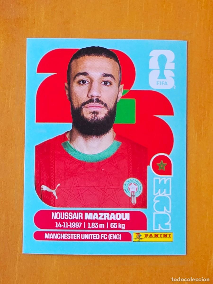 Fu&szlig;ball-Sticker: MAR 5 Noussair Mazraoui, Marruecos, Panini FIFA World Cup Mundial 2026 Sticker