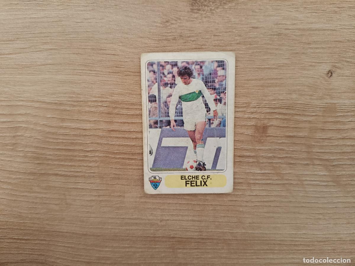 Fu&szlig;ball-Sticker: CROMO PACOSA FUTBOL EN ACCION FELIX ELCHE SIN PEGAR NUNCA PEGADO 1978 1979 78 79 D526