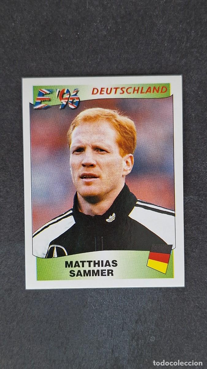 Cartes &agrave; collectionner de Football: L2 MATTHIAS SAMMER SELECCION ALEMANIA 198 EUROCOPA 1996 EURO 96 PANINI NUNCA PEGADO SIN PEGAR