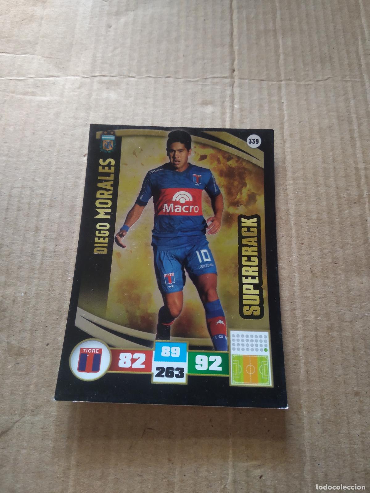 Football Stickers: 339 DIEGO MORALES TIGRE CROMO FUTBOL ARGENTINO PANINI LIGA ARGENTINA 2017 ADRENALYN