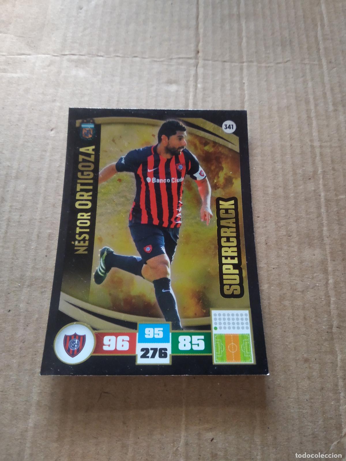 Football Stickers: 341 NESTOR ORTIGOZA SAN LORENZO CROMO FUTBOL ARGENTINO PANINI LIGA ARGENTINA 2017 ADRENALYN
