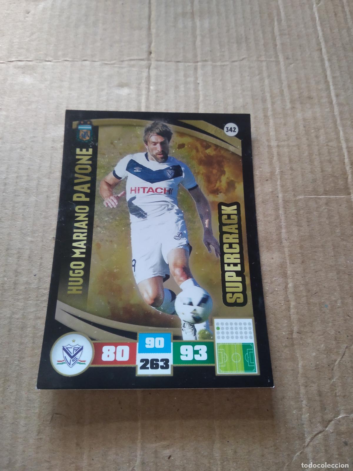 Football Stickers: 342 HUGO MARIANO PAVONE VELEZ CROMO FUTBOL ARGENTINO PANINI LIGA ARGENTINA 2017 ADRENALYN
