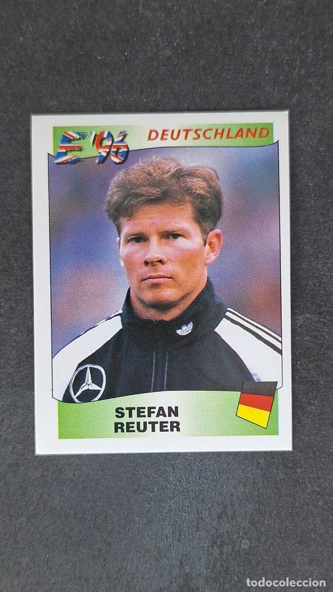 Football Stickers: L2 STEFAN REUTER SELECCION ALEMANIA 202 EUROCOPA 1996 EURO 96 PANINI NUNCA PEGADO SIN PEGAR