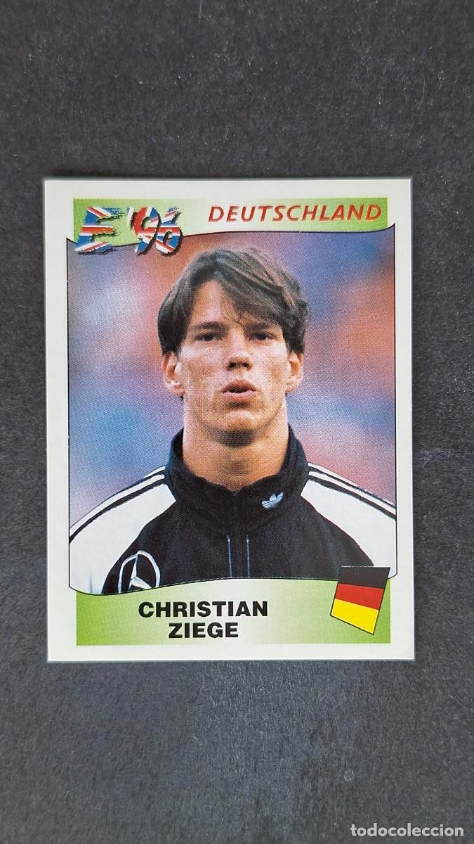 Football Stickers: L2 CHRISTIAN ZIEGE SELECCION ALEMANIA 203 EUROCOPA 1996 EURO 96 PANINI NUNCA PEGADO SIN PEGAR