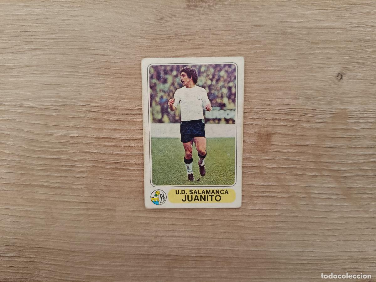 Cromos de F&uacute;tbol: CROMO PACOSA FUTBOL EN ACCION JUANITO SALAMANCA DESPEGADO 1978 1979 78 79 D526