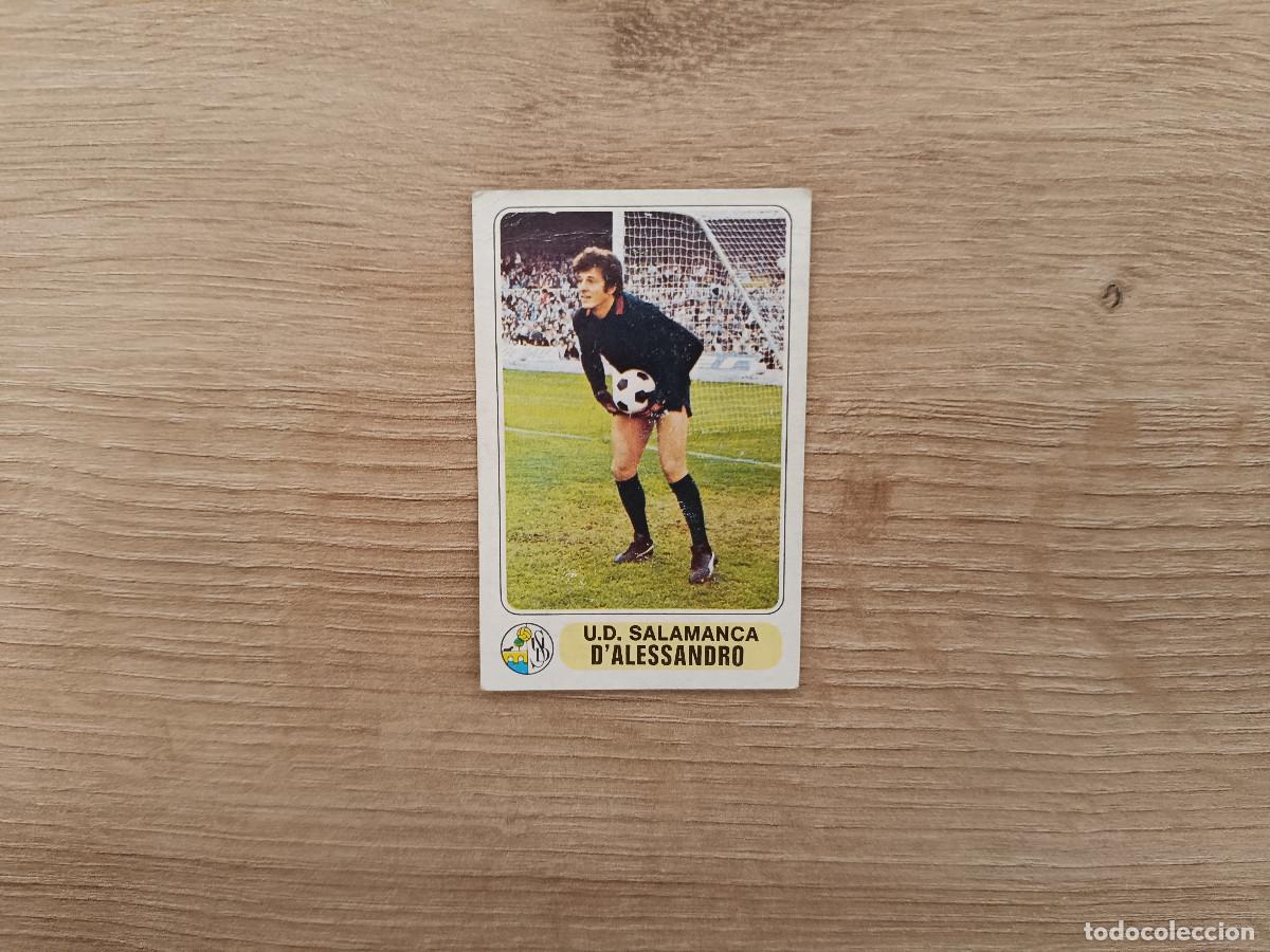 Cromos de F&uacute;tbol: CROMO PACOSA FUTBOL EN ACCION D'ALESSANDRO SALAMANCA SIN PEGAR NUNCA PEGADO 1978 1979 78 79 D526