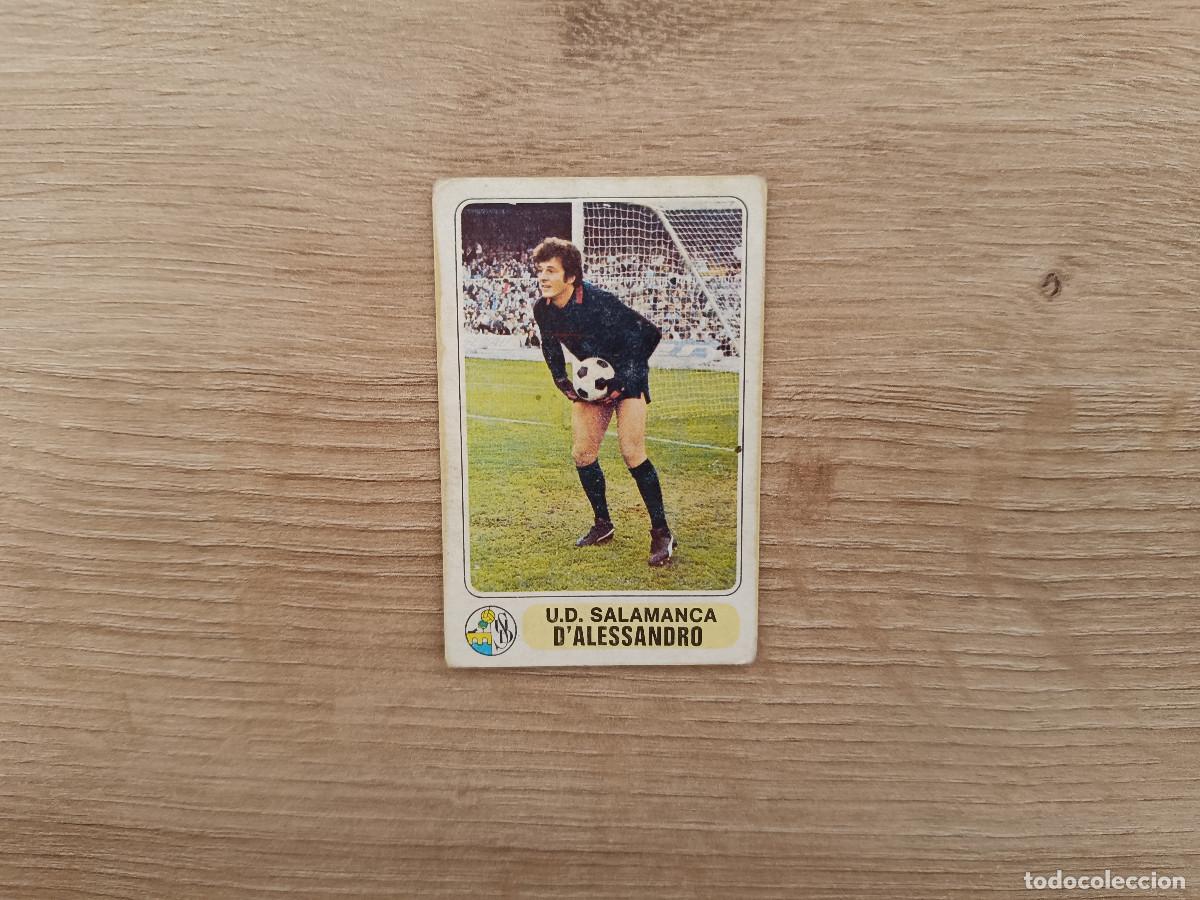 Cromos de F&uacute;tbol: CROMO PACOSA FUTBOL EN ACCION D'ALESSANDRO SALAMANCA SIN PEGAR NUNCA PEGADO 1978 1979 78 79 D526