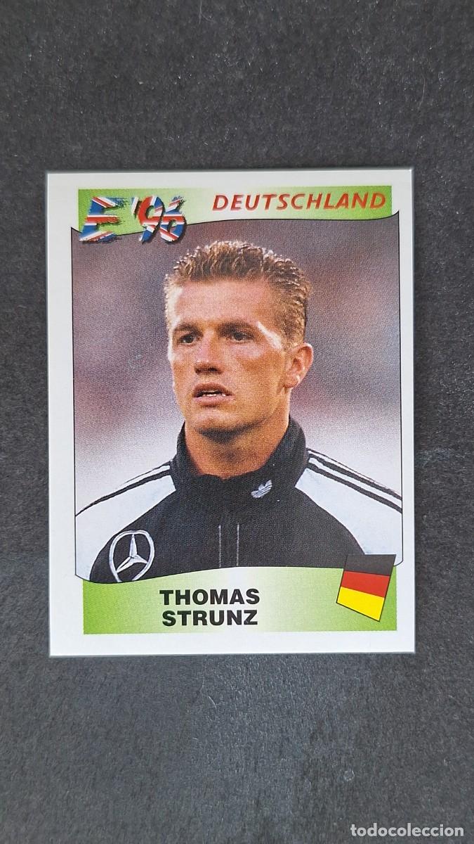 Cromos de F&uacute;tbol: L2 THOMAS STRUNZ SELECCION ALEMANIA 206 EUROCOPA 1996 EURO 96 PANINI NUNCA PEGADO SIN PEGAR