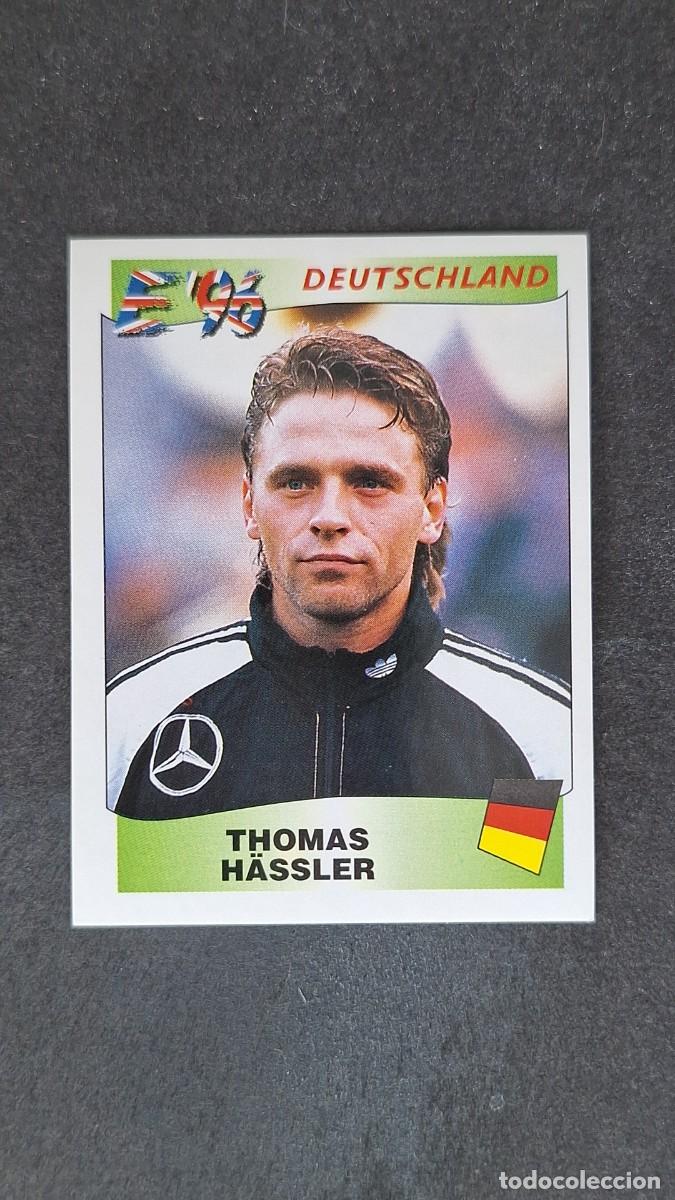 Cromos de F&uacute;tbol: L2 THOMAS H&Auml;SSLER SELECCION ALEMANIA 208 EUROCOPA 1996 EURO 96 PANINI NUNCA PEGADO SIN PEGAR