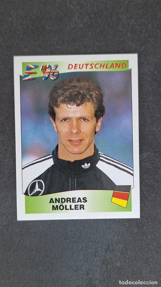 Cartes &agrave; collectionner de Football: L2 ANDREAS M&Ouml;LLER SELECCION ALEMANIA 209 EUROCOPA 1996 EURO 96 PANINI NUNCA PEGADO SIN PEGAR