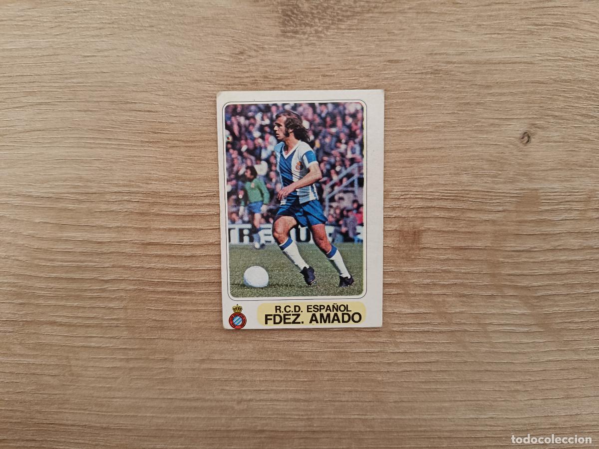Cromos de F&uacute;tbol: CROMO PACOSA FUTBOL EN ACCION FERNANDEZ AMADO ESPA&Ntilde;OL SIN PEGAR NUNCA PEGADO 1978 1979 78 79 D526