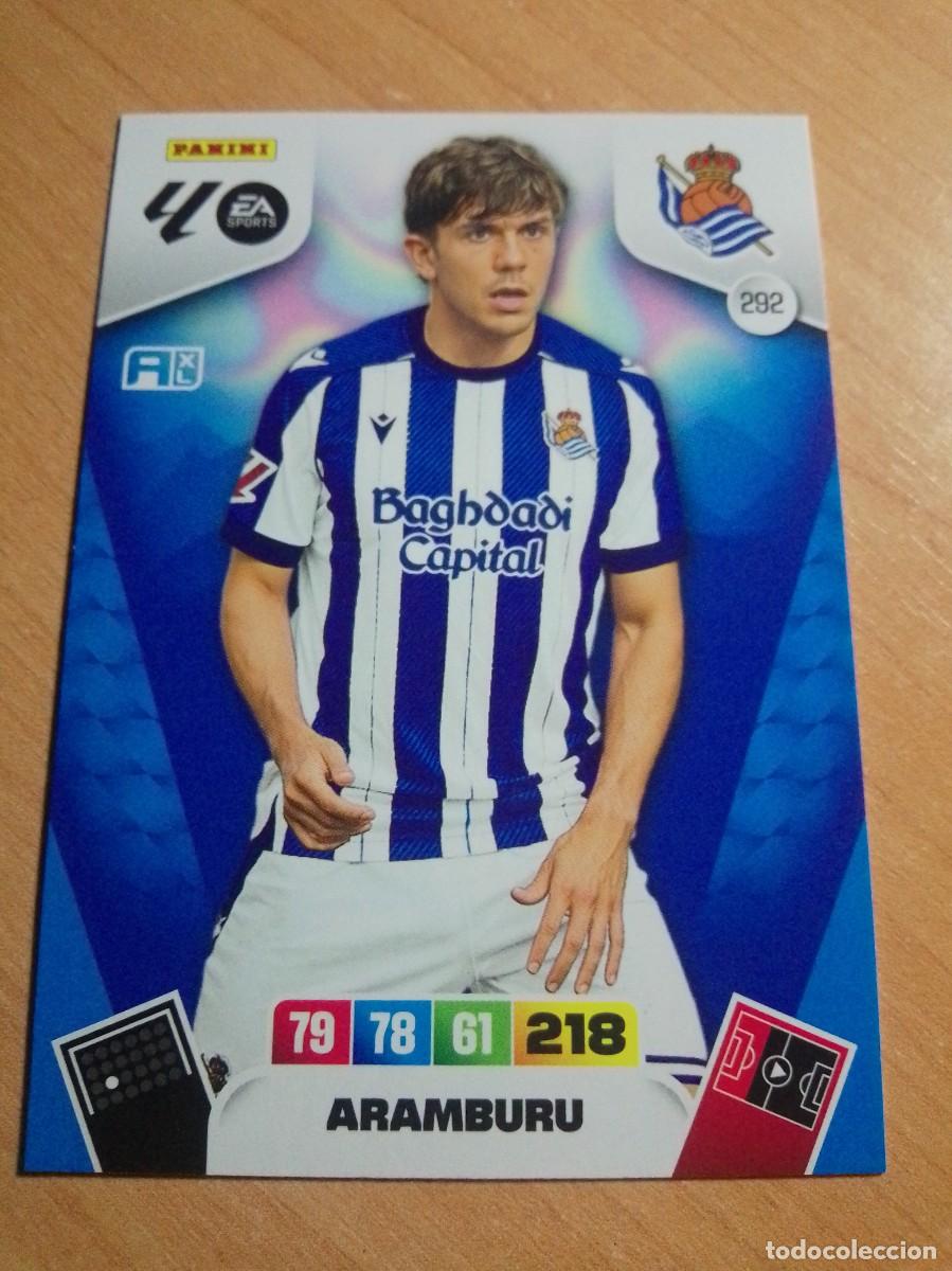 Cromos de F&uacute;tbol: 292 ARAMBURU DE LA REAL SOCIEDAD 25 26 ADRENALYN XL 2025 2026