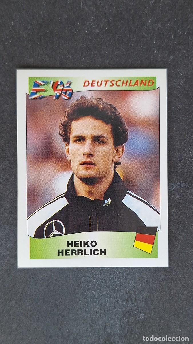 Cromos de F&uacute;tbol: L2 HEIKO HERRLICH SELECCION ALEMANIA 212 EUROCOPA 1996 EURO 96 PANINI NUNCA PEGADO SIN PEGAR