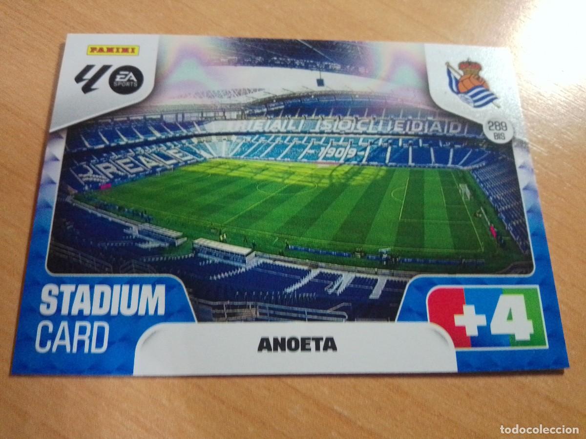 Cromos de F&uacute;tbol: 289 BIS ANOETA ESTADIO DE LA REAL SOCIEDAD 25 26 ADRENALYN XL 2025 2026
