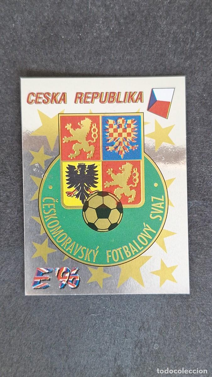 Cromos de F&uacute;tbol: L2 ESUDO SELECCION REPUBLICA CHECA 215 EUROCOPA 1996 EURO 96 PANINI NUNCA PEGADO SIN PEGAR