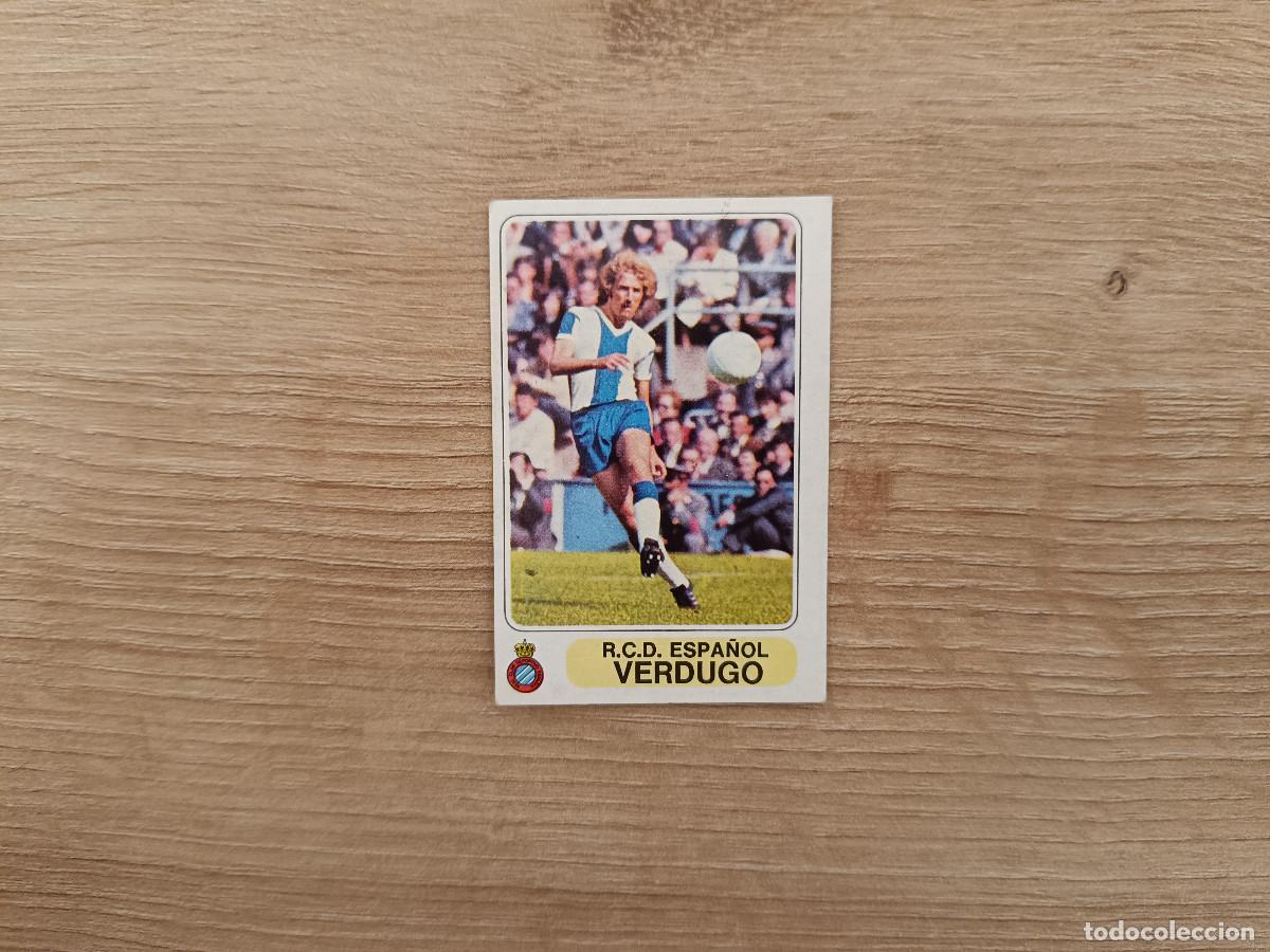 Cromos de F&uacute;tbol: CROMO PACOSA FUTBOL EN ACCION VERDUGO ESPA&Ntilde;OL SIN PEGAR NUNCA PEGADO 1978 1979 78 79 D526