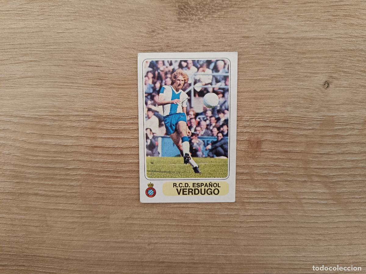 Cromos de F&uacute;tbol: CROMO PACOSA FUTBOL EN ACCION VERDUGO ESPA&Ntilde;OL SIN PEGAR NUNCA PEGADO 1978 1979 78 79 D526