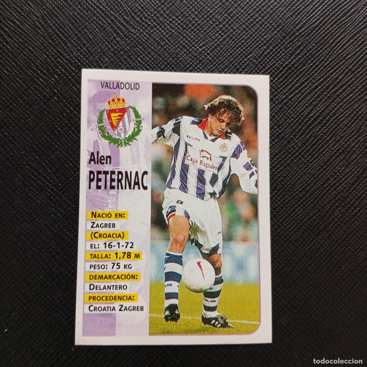 Cromos de F&uacute;tbol: 214 PETERNAC VALLADOLID PANINI 1998 1999 CROMO FUTBOL LIGA 98 99 - SIN PEGAR - A67 PG433