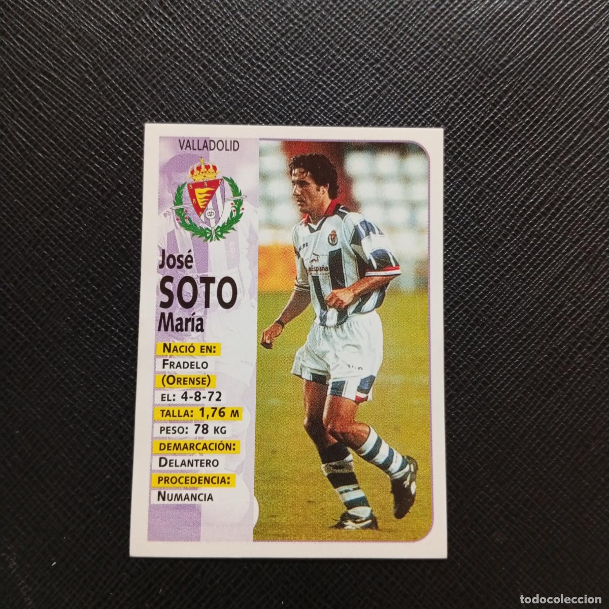Cartes &agrave; collectionner de Football: 216 SOTO VALLADOLID PANINI 1998 1999 CROMO FUTBOL LIGA 98 99 - SIN PEGAR - A67 PG433
