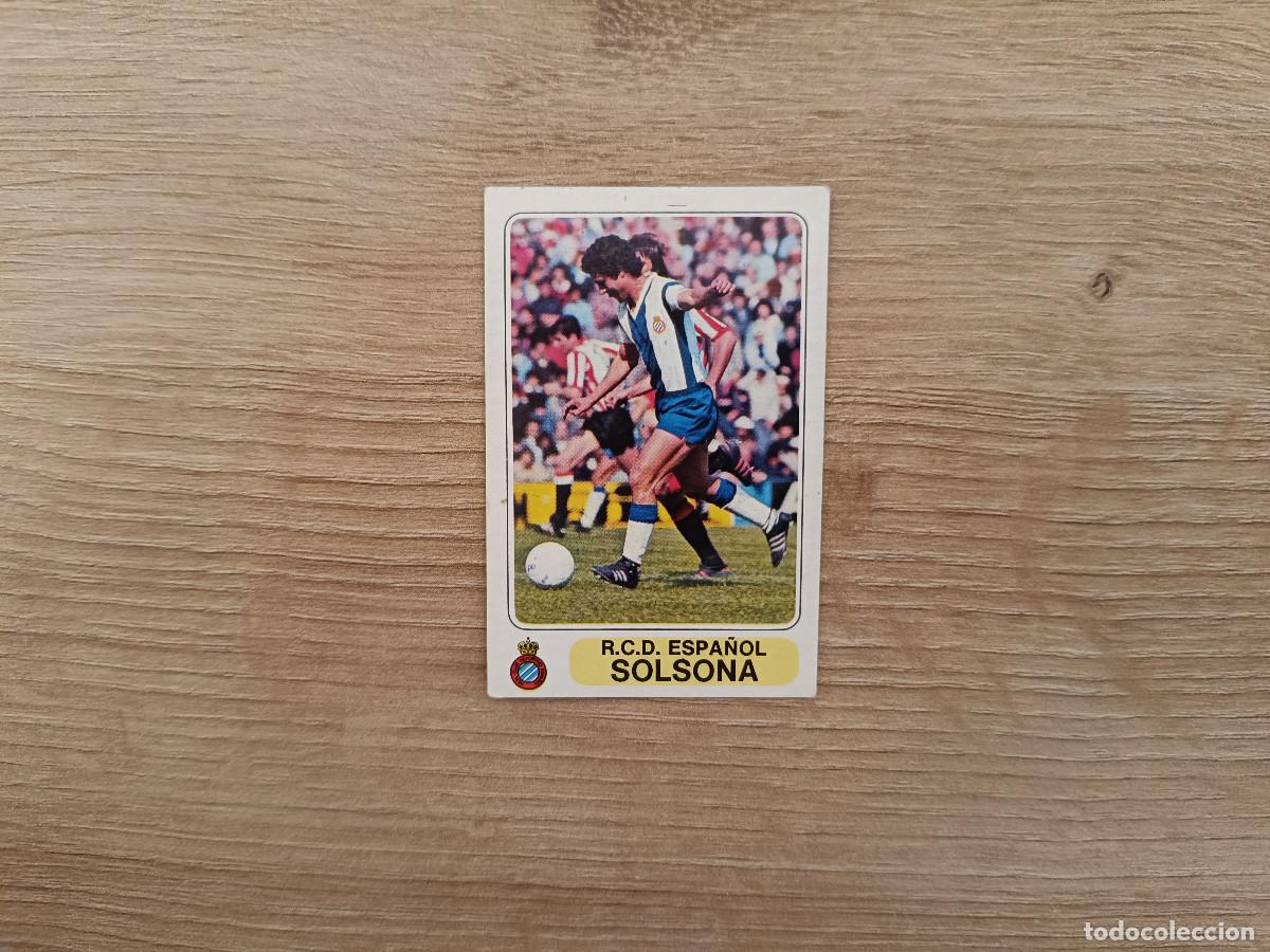 Cartes &agrave; collectionner de Football: CROMO PACOSA FUTBOL EN ACCION SOLSONA ESPA&Ntilde;OL SIN PEGAR NUNCA PEGADO 1978 1979 78 79 D526