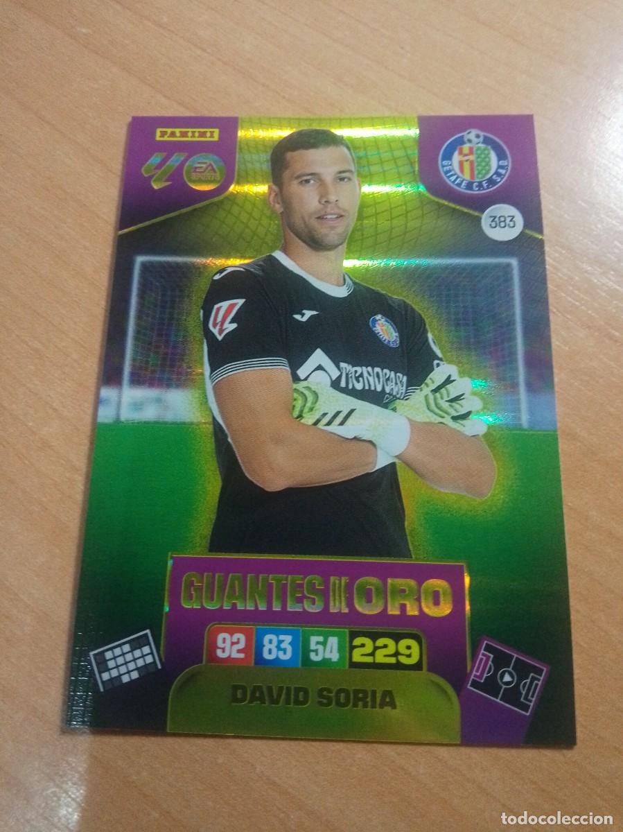 Cartes &agrave; collectionner de Football: 383 DAVID SORIA GUANTES DE ORO DEL GETAFE 25 26 ADRENALYN XL 2025 2026