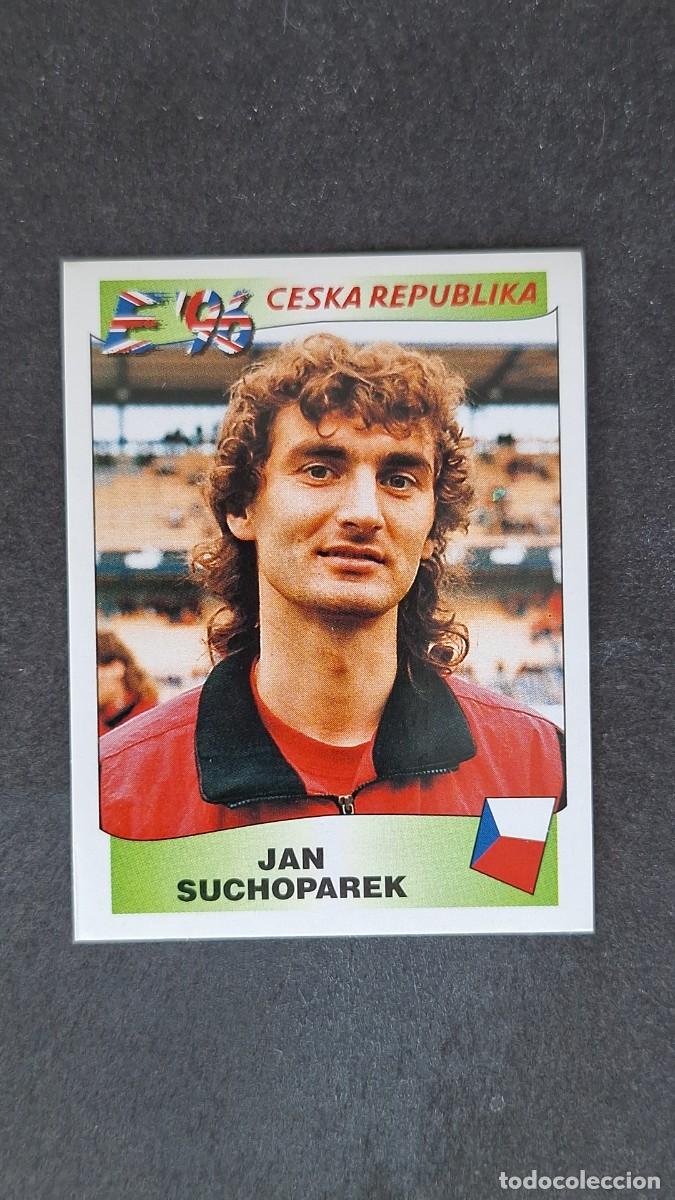 Cartes &agrave; collectionner de Football: L2 JAN SUCHOPAREK SELECCION REPUBLICA CHECA 219 EUROCOPA 1996 EURO 96 PANINI NUNCA PEGADO SIN PEGAR
