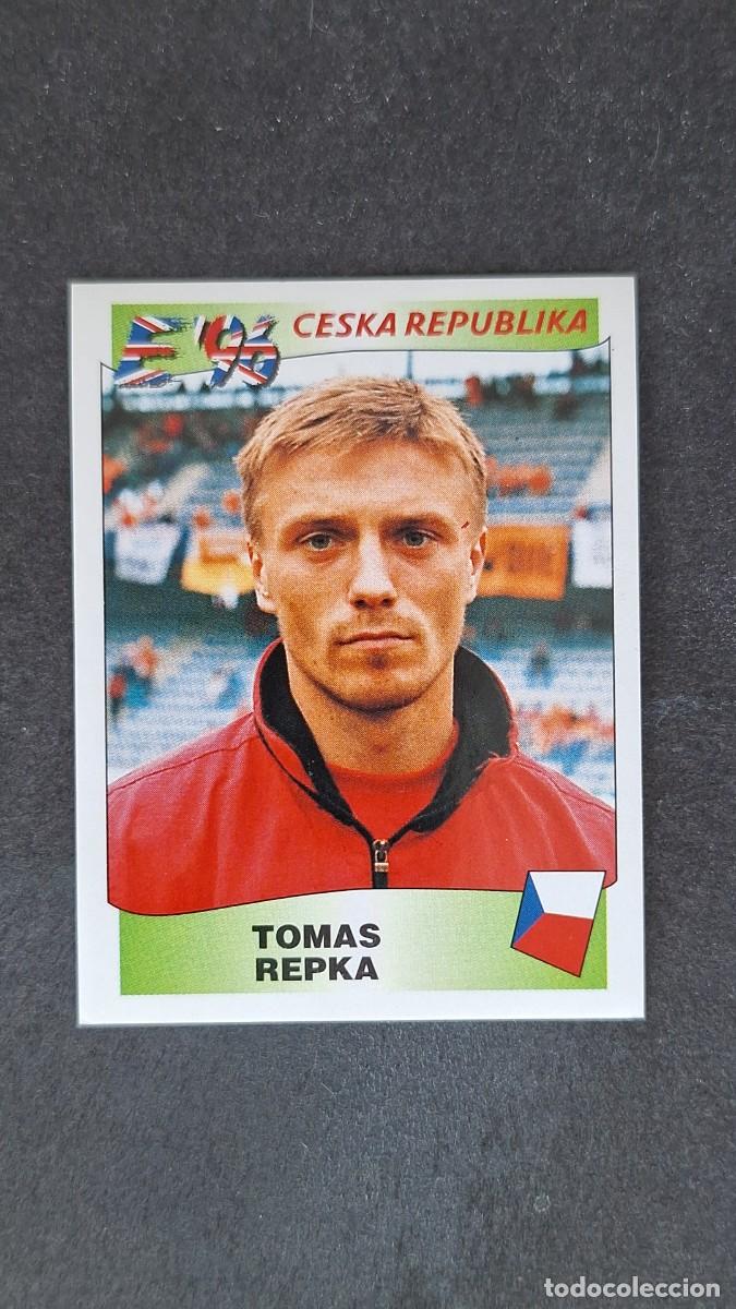 Football Stickers: L2 TOMAS REPKA SELECCION REPUBLICA CHECA 220 EUROCOPA 1996 EURO 96 PANINI NUNCA PEGADO SIN PEGAR