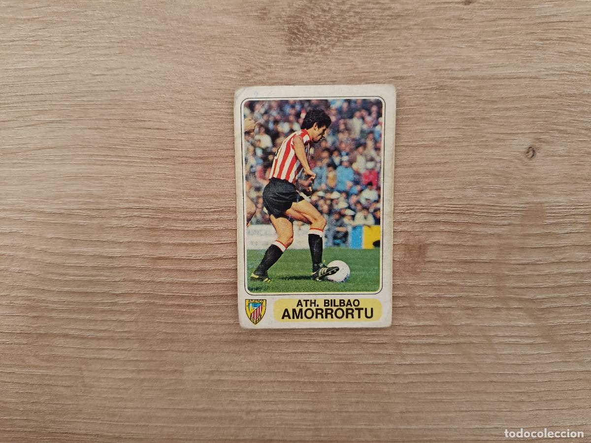 Football Stickers: CROMO PACOSA FUTBOL EN ACCION AMORRORTU ATHLETIC SIN PEGAR NUNCA PEGADO 1978 1979 78 79 D526