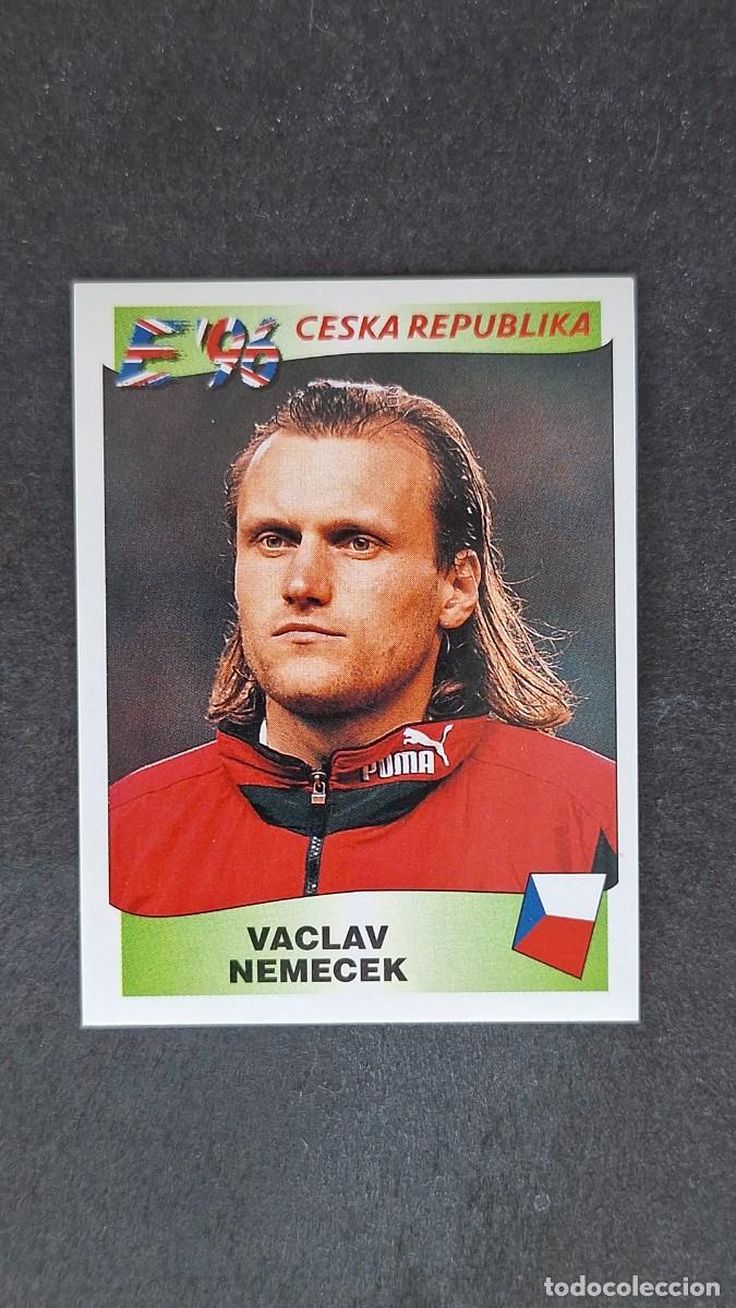 Football Stickers: L2 VACLAV NEMECEK SELECCION REPUBLICA CHECA 225 EUROCOPA 1996 EURO 96 PANINI NUNCA PEGADO SIN PEGAR