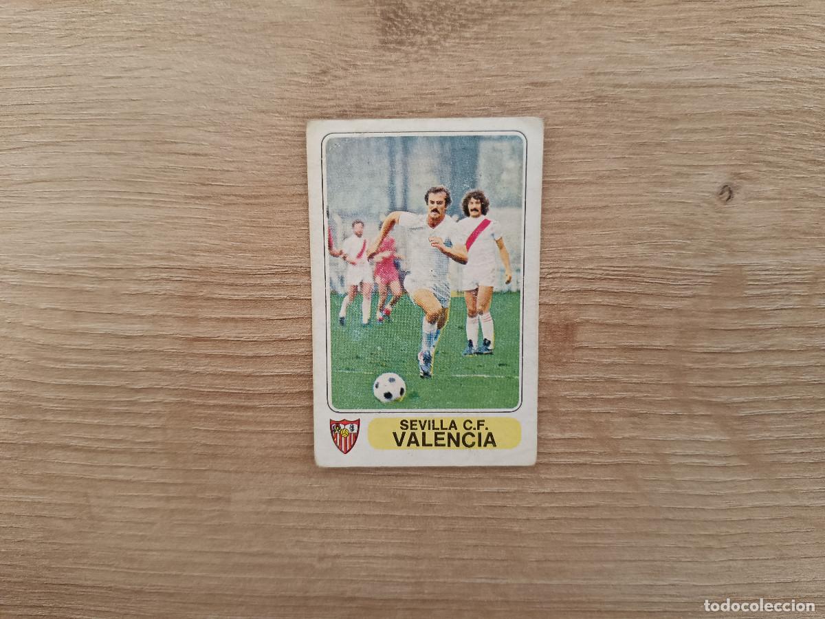 Football Stickers: CROMO PACOSA FUTBOL EN ACCION VALENCIA SEVILLA SIN PEGAR NUNCA PEGADO 1978 1979 78 79 D526