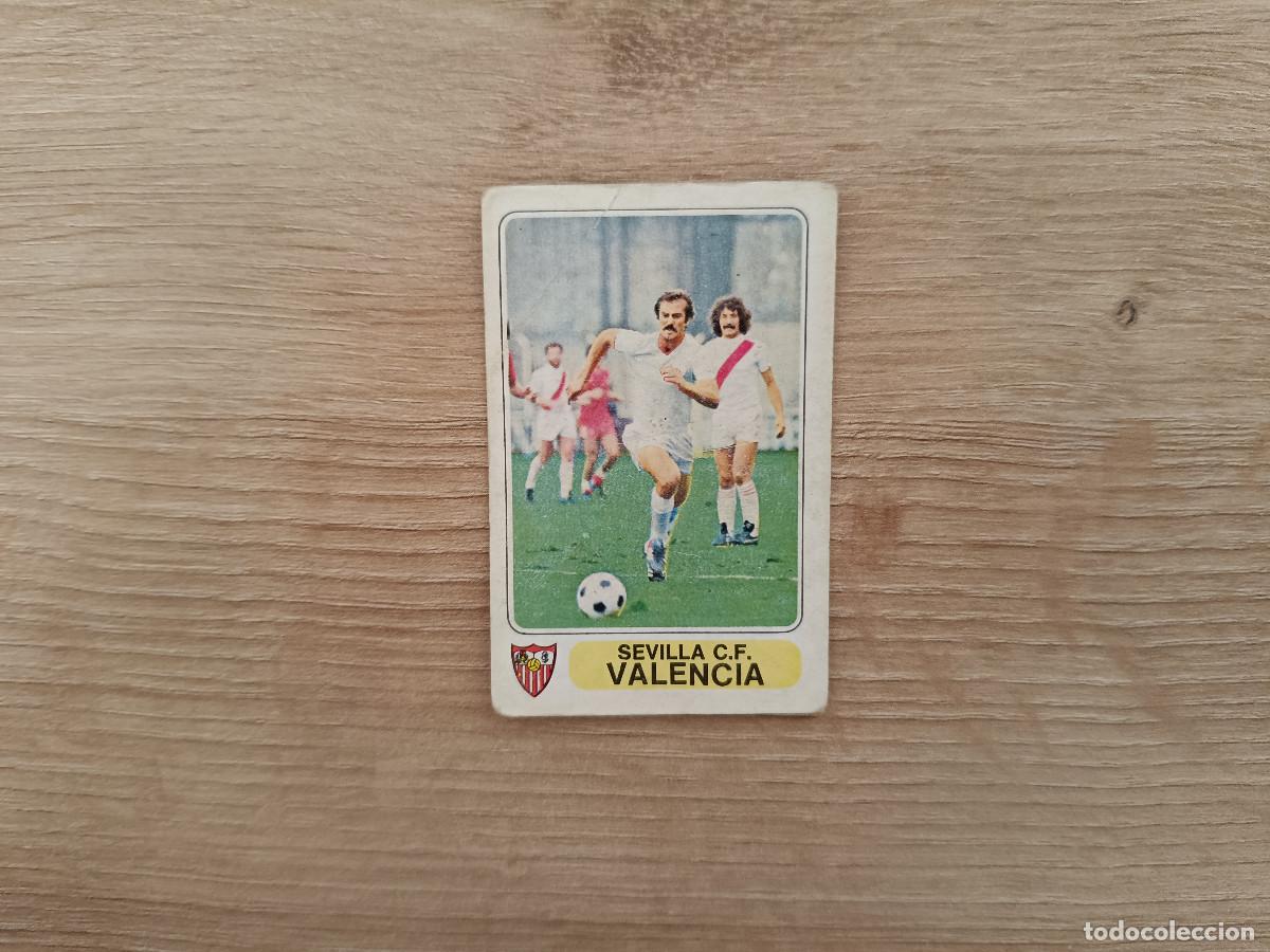 Football Stickers: CROMO PACOSA FUTBOL EN ACCION VALENCIA SEVILLA SIN PEGAR NUNCA PEGADO 1978 1979 78 79 D526