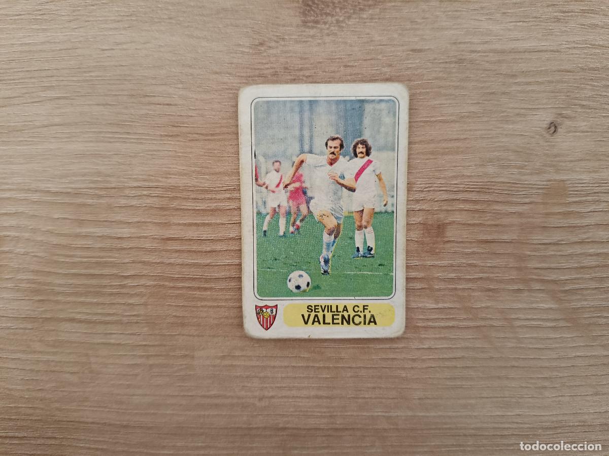 Football Stickers: CROMO PACOSA FUTBOL EN ACCION VALENCIA SEVILLA SIN PEGAR NUNCA PEGADO 1978 1979 78 79 D526