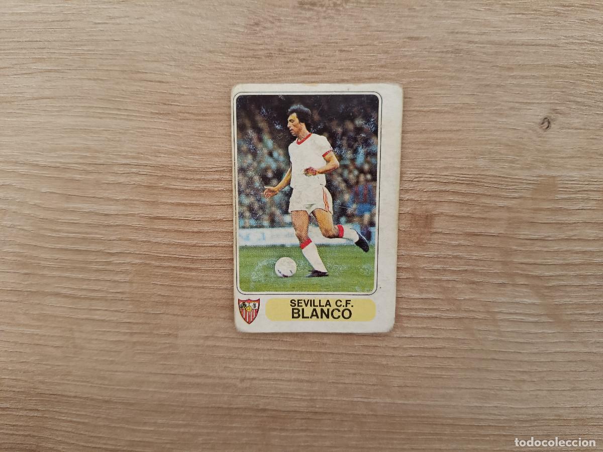 Cromos de Futebol: CROMO PACOSA FUTBOL EN ACCION BLANCO SEVILLA DESPEGADO 1978 1979 78 79 D526