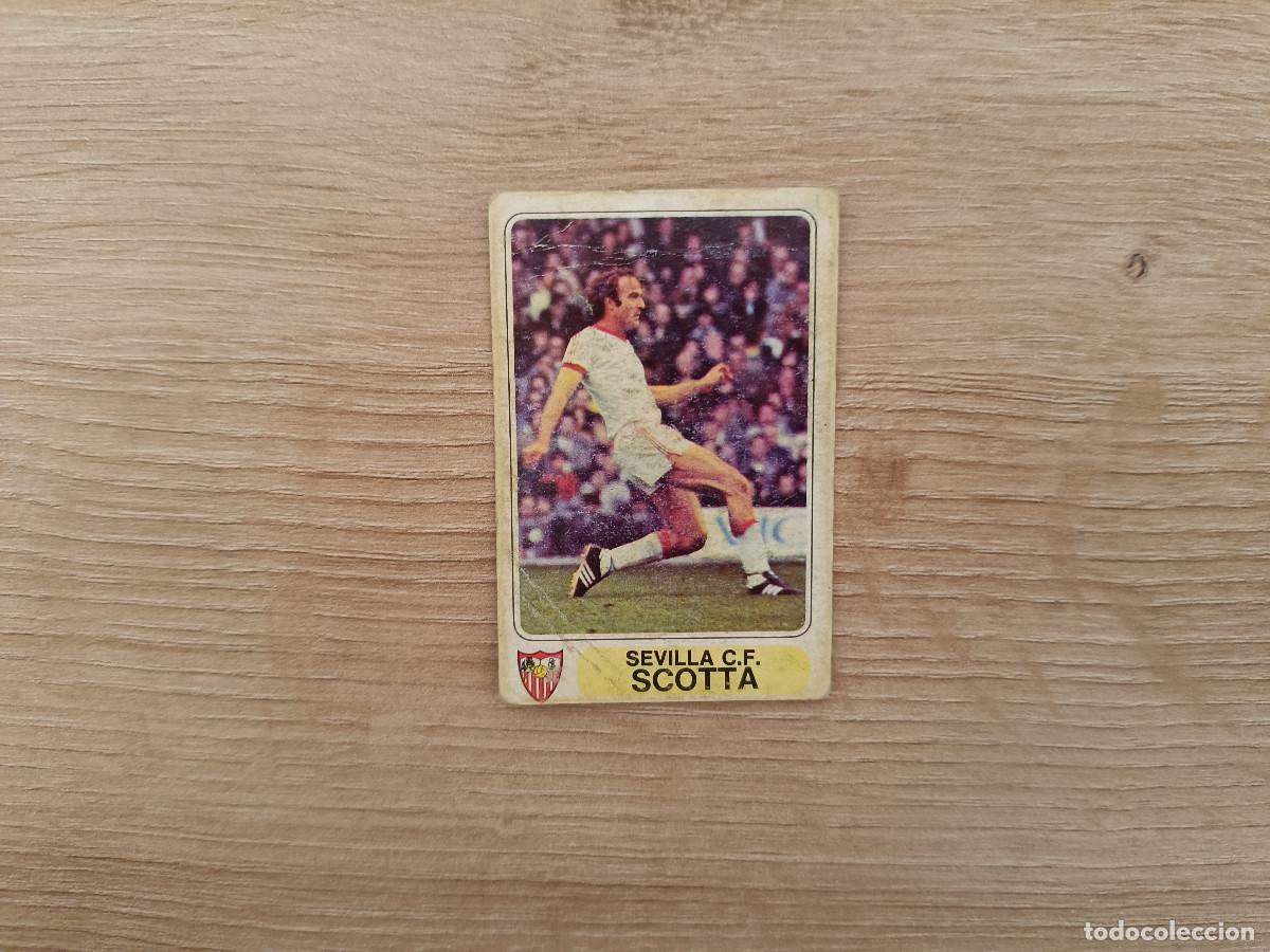 Cromos de F&uacute;tbol: CROMO PACOSA FUTBOL EN ACCION SCOTTA SEVILLA DESPEGADO 1978 1979 78 79 D526