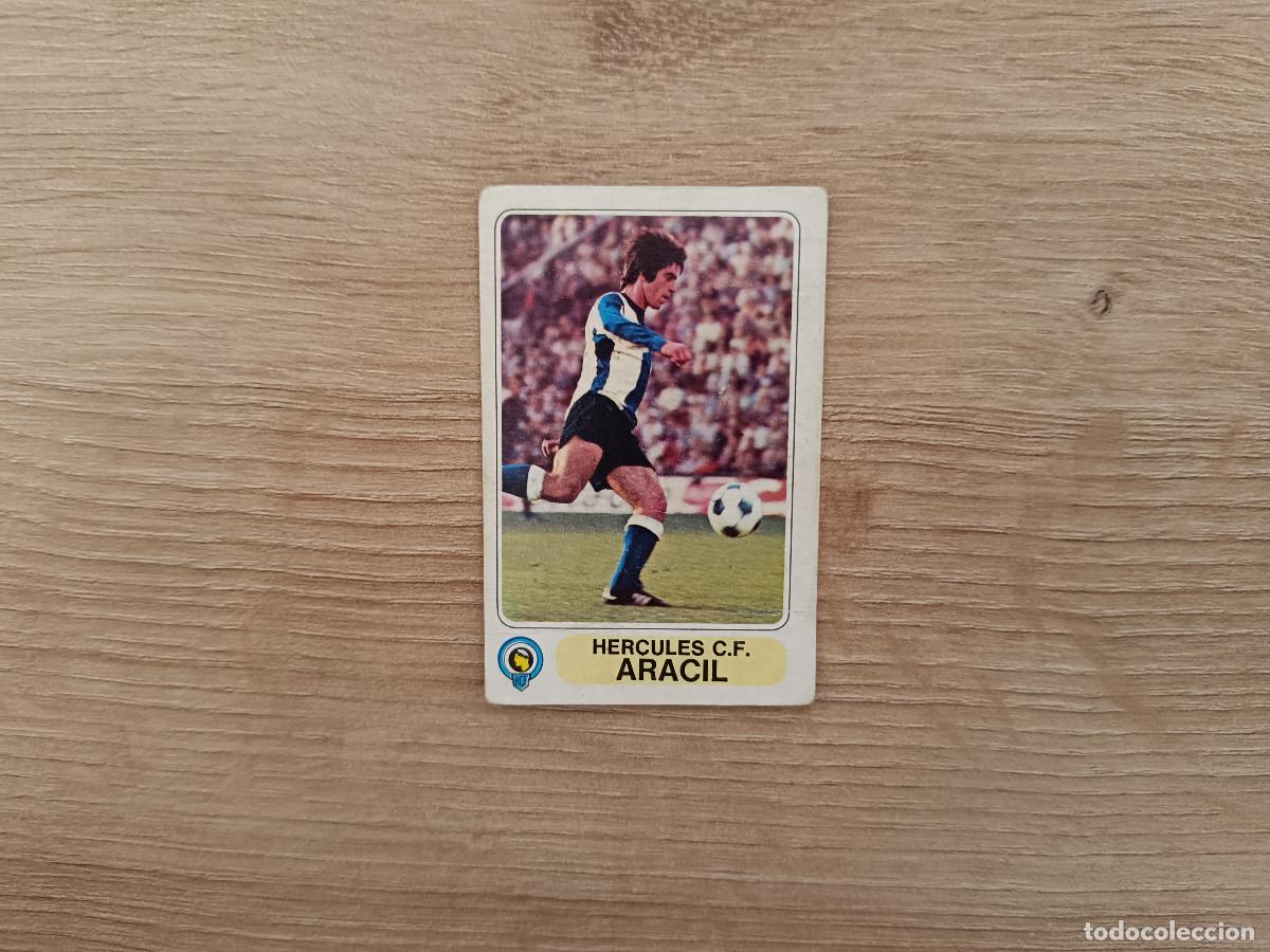 Cromos de F&uacute;tbol: CROMO PACOSA FUTBOL EN ACCION ARACIL HERCULES SIN PEGAR NUNCA PEGADO 1978 1979 78 79 D526