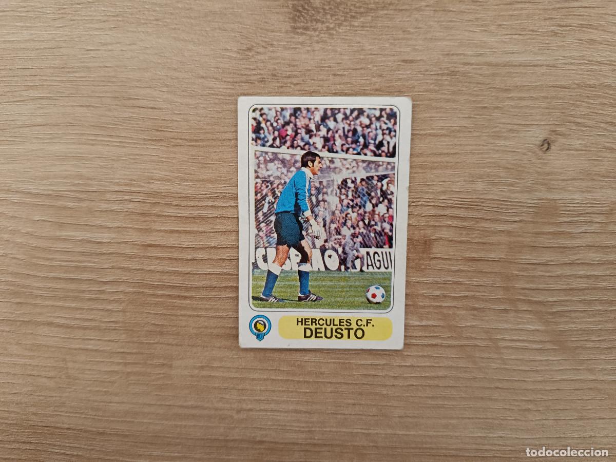 Cromos de F&uacute;tbol: CROMO PACOSA FUTBOL EN ACCION DEUSTO HERCULES SIN PEGAR NUNCA PEGADO 1978 1979 78 79 D526