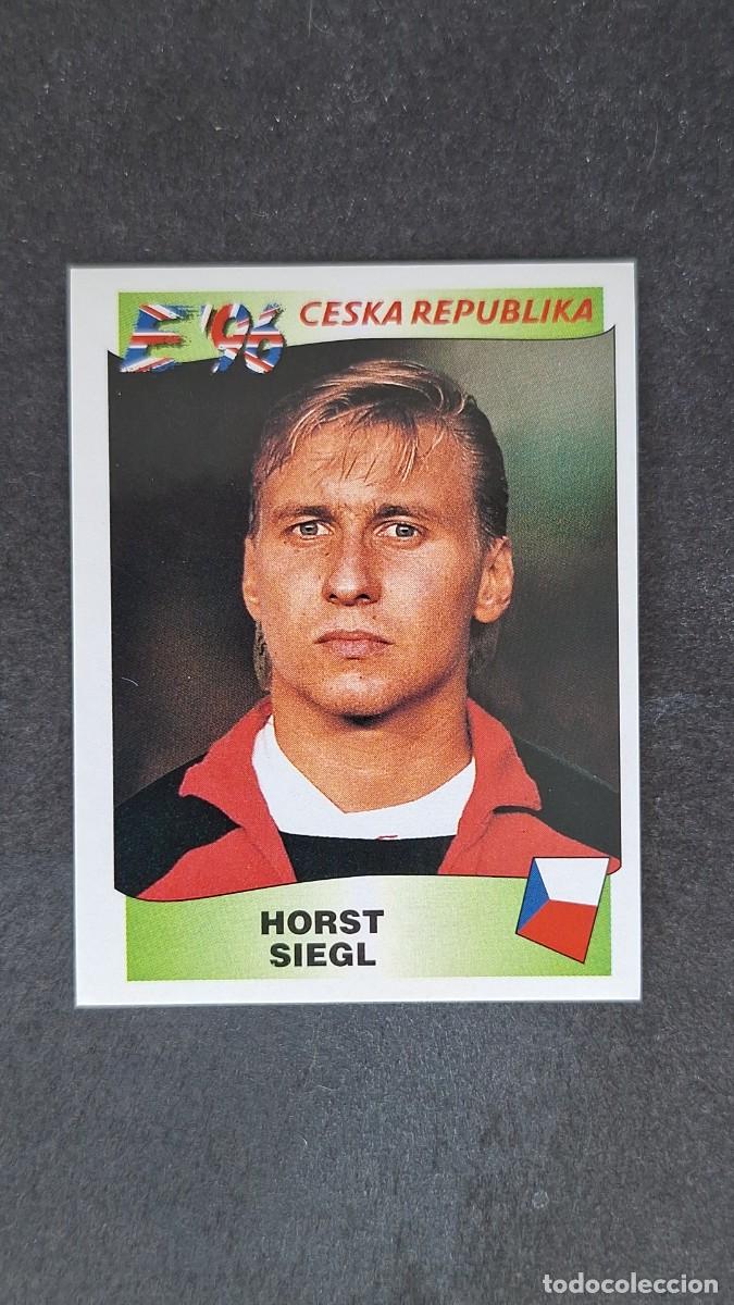 Cromos de F&uacute;tbol: L2 HORST SIEGL SELECCION REPUBLICA CHECA 233 EUROCOPA 1996 EURO 96 PANINI NUNCA PEGADO SIN PEGAR