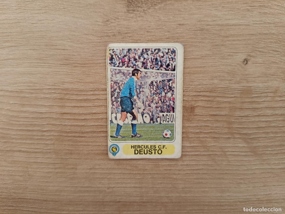 Cromos de F&uacute;tbol: CROMO PACOSA FUTBOL EN ACCION DEUSTO HERCULES SIN PEGAR NUNCA PEGADO 1978 1979 78 79 D526