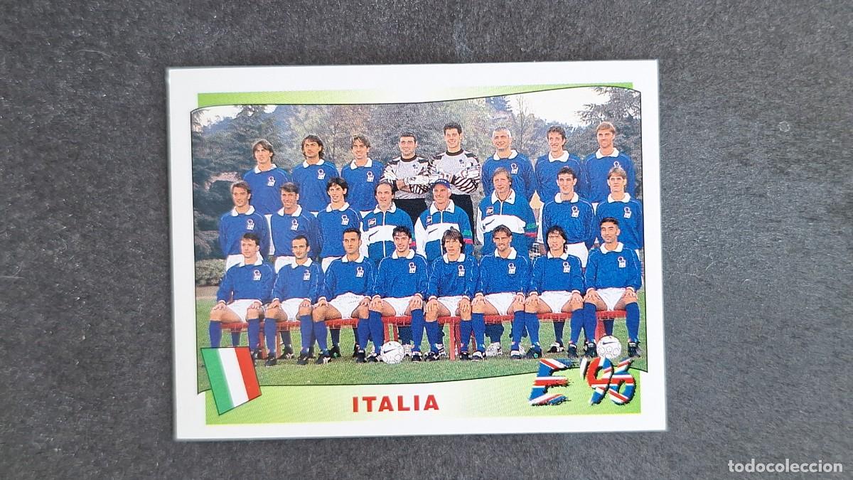 Cromos de F&uacute;tbol: L2 EQUIPO SELECCION ITALIA 236 EUROCOPA 1996 EURO 96 PANINI NUNCA PEGADO SIN PEGAR