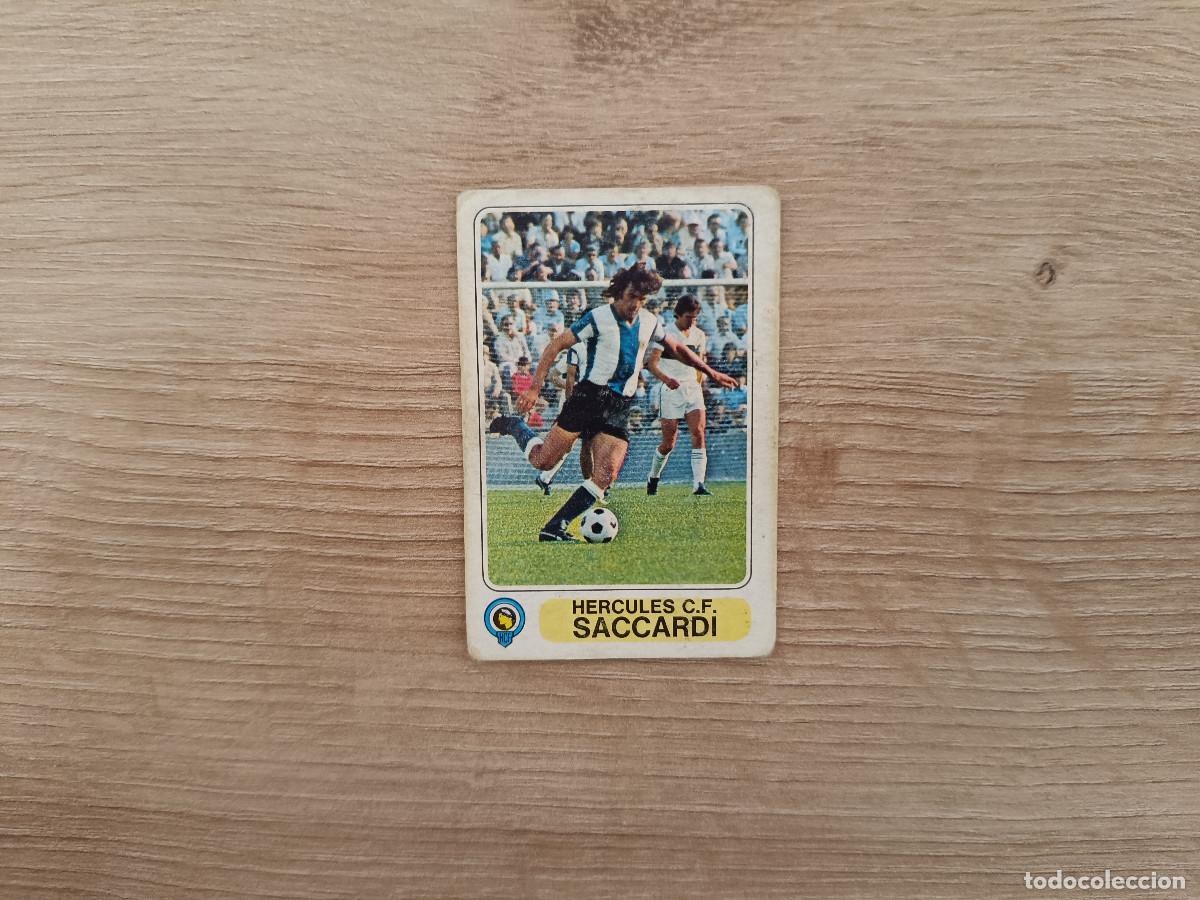 Cromos de F&uacute;tbol: CROMO PACOSA FUTBOL EN ACCION SACCARDI HERCULES SIN PEGAR NUNCA PEGADO 1978 1979 78 79 D526