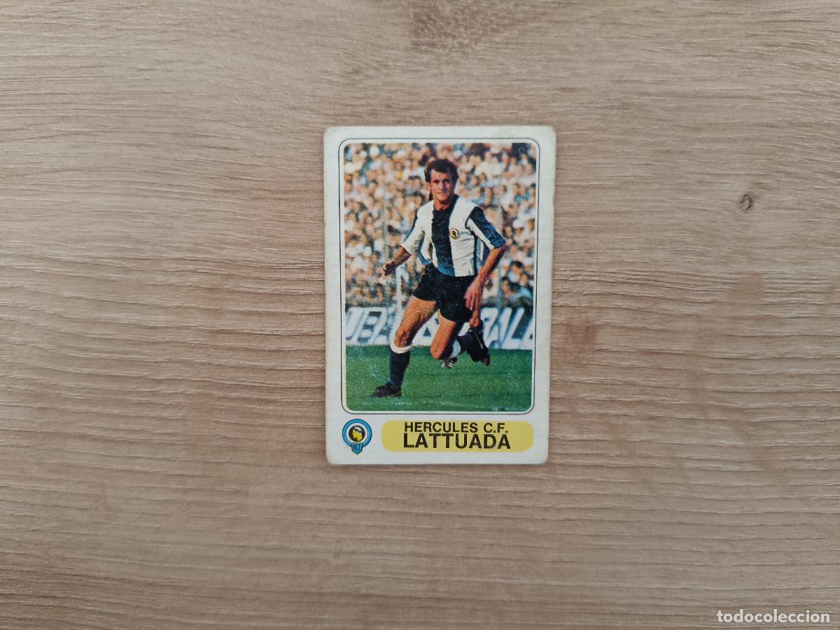 Cromos de F&uacute;tbol: CROMO PACOSA FUTBOL EN ACCION LATTUADA HERCULES SIN PEGAR NUNCA PEGADO 1978 1979 78 79 D526