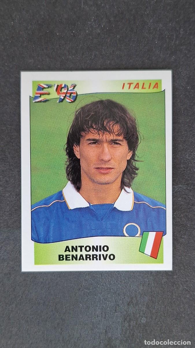 Cromos de F&uacute;tbol: L2 ANTONIO BENARRIVO SELECCION ITALIA 238 EUROCOPA 1996 EURO 96 PANINI NUNCA PEGADO SIN PEGAR