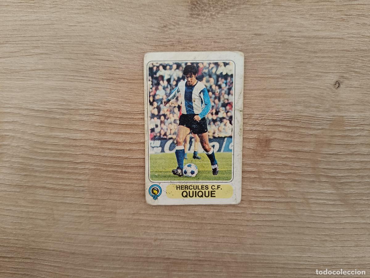 Cromos de F&uacute;tbol: CROMO PACOSA FUTBOL EN ACCION QUIQUE HERCULES SIN PEGAR NUNCA PEGADO 1978 1979 78 79 D526